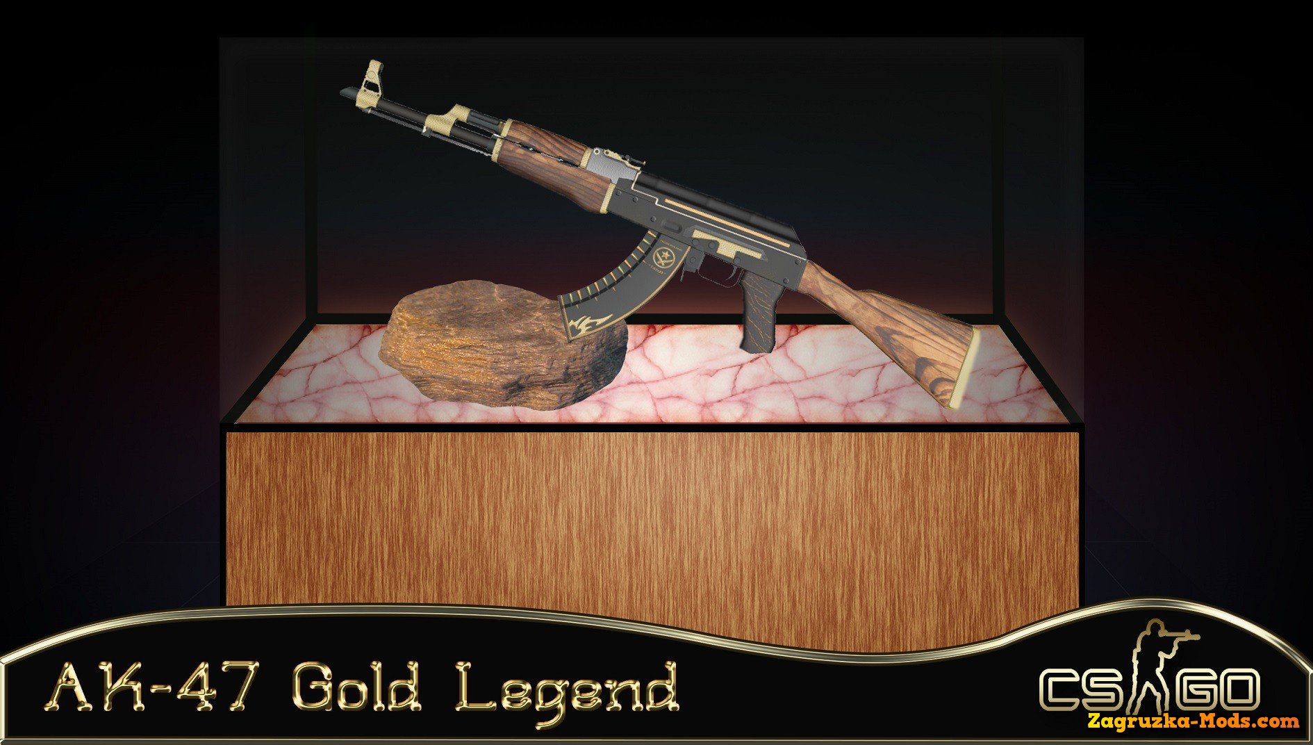 AK47 Gold Legend Skin for CS:GO