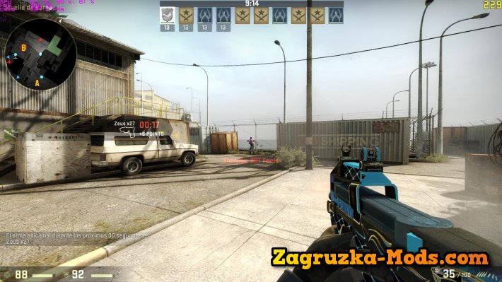 P90 Flaming Snake Skin for CS:GO