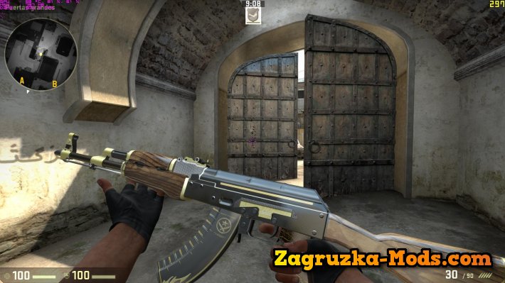 AK47 Gold Legend Skin for CS:GO