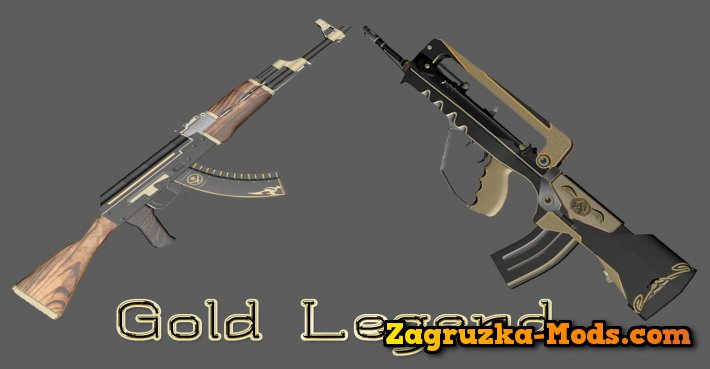AK47 Gold Legend Skin for CS:GO