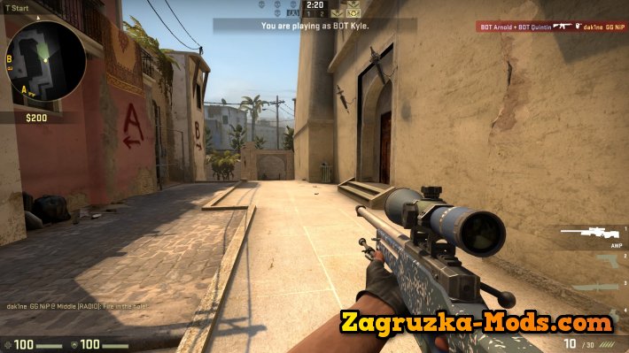 AWP Scratch skin for CS:GO