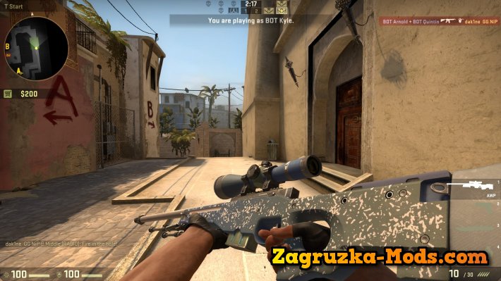 AWP Scratch skin for CS:GO