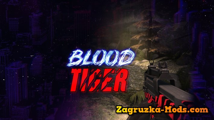 Skin P90 BLOOD Tiger for CS:GO