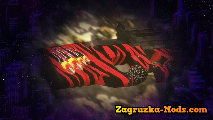 Skin P90 BLOOD Tiger for CS:GO
