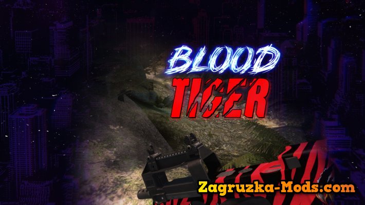 Skin P90 BLOOD Tiger for CS:GO