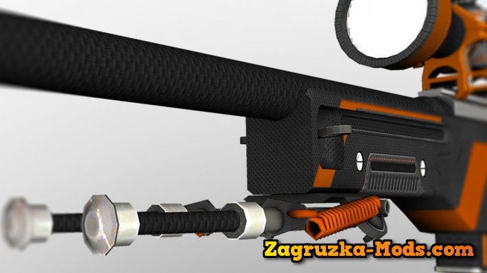 Skin AWP C-6 Carbon Edition for CS:GO