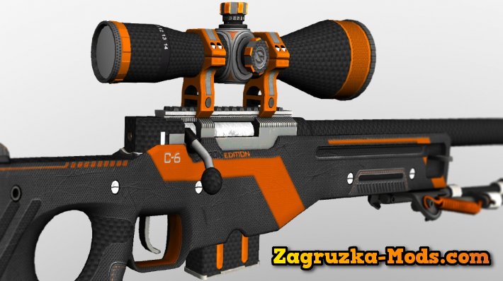 Skin AWP C-6 Carbon Edition for CS:GO