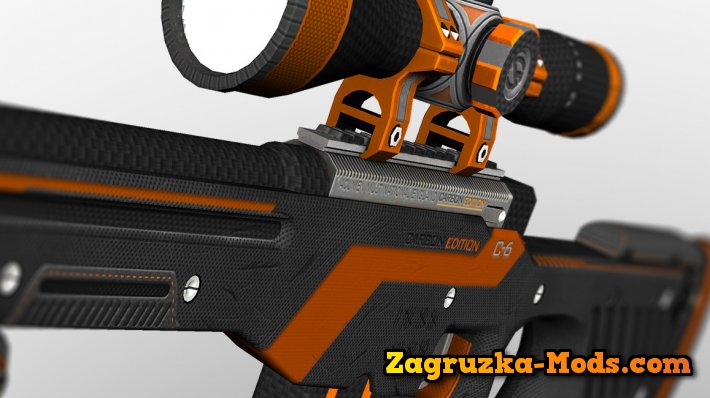 Skin AWP C-6 Carbon Edition for CS:GO