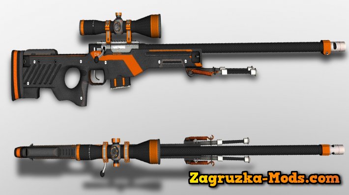 Skin AWP C-6 Carbon Edition for CS:GO