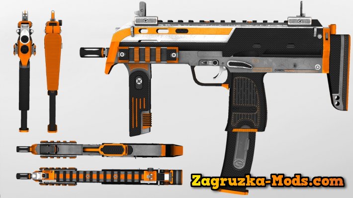 Skin MP7 C-6 Carbon Edition for CS:GO