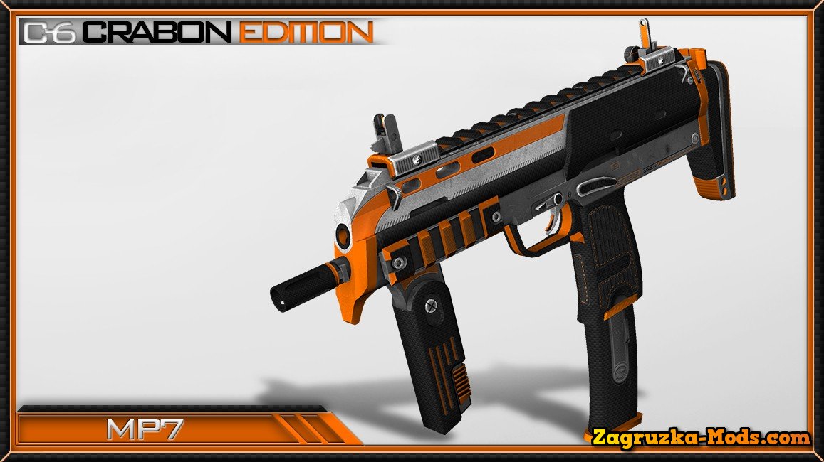 Skin MP7 C-6 Carbon Edition for CS:GO