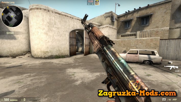 Skin AK 47 Soviet Rust for CS:GO
