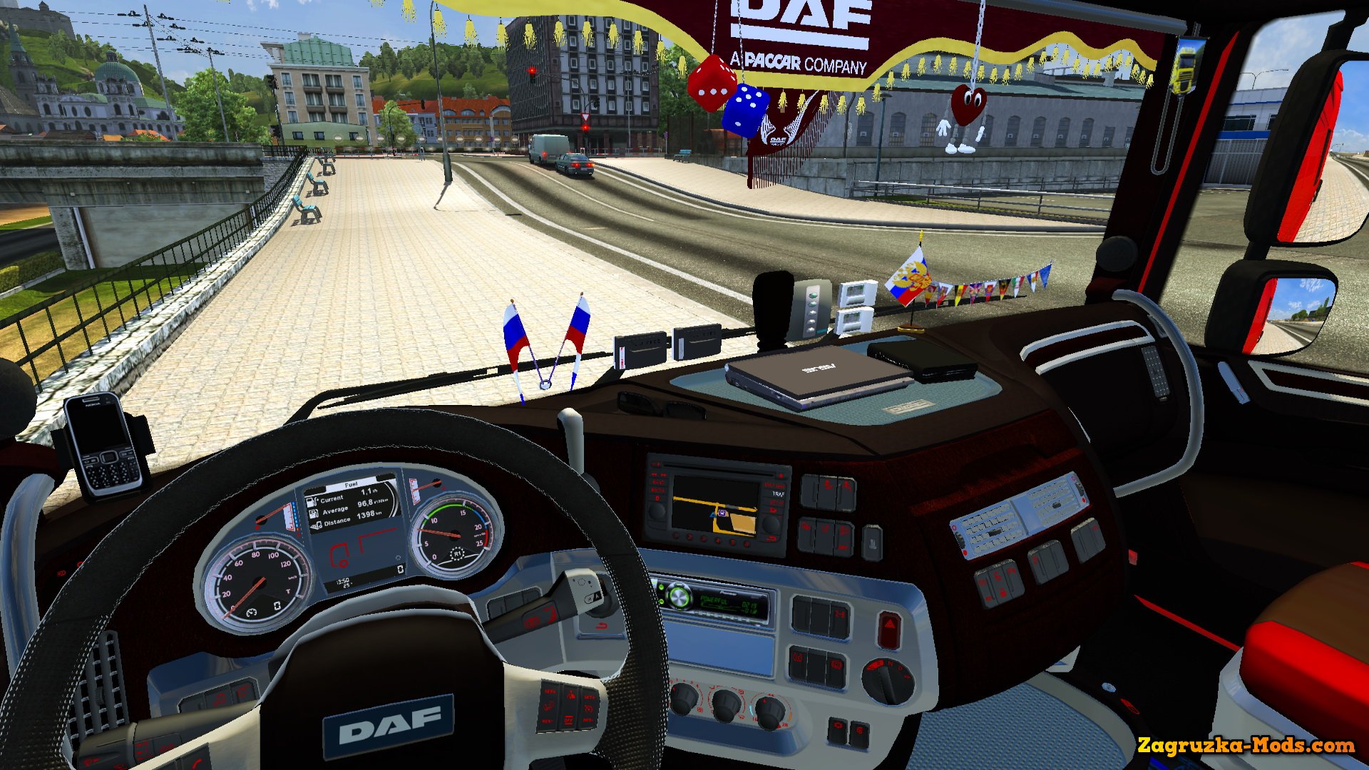 Interior with Accesories for DAF XF Euro 6 for ETS 2