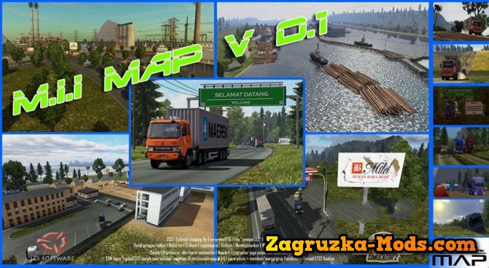 M.I.I Map v01 (Indonesia Map) for ETS 2