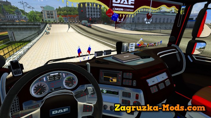 Interior with Accesories for DAF XF Euro 6 for ETS 2