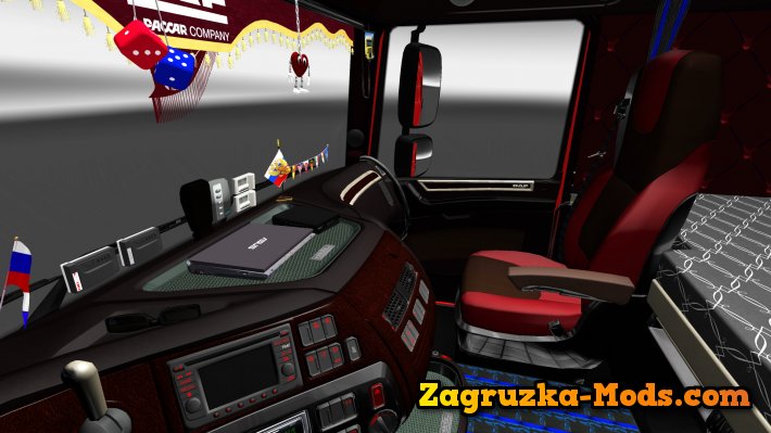 Interior with Accesories for DAF XF Euro 6 for ETS 2