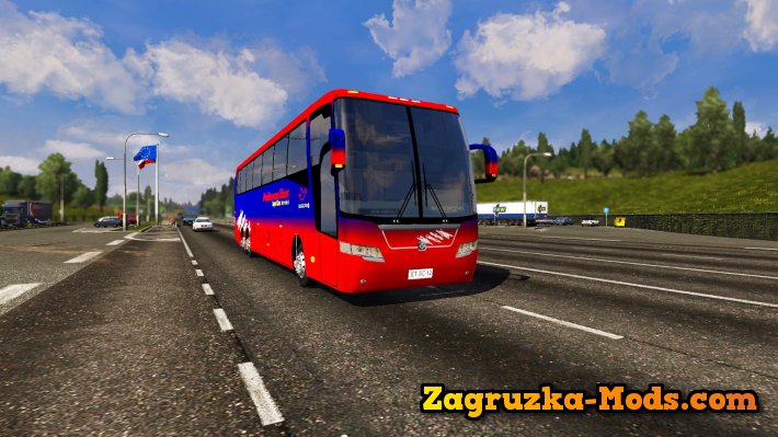 Bus Elegance 360 + Interior Passengers v2.1 for ETS 2