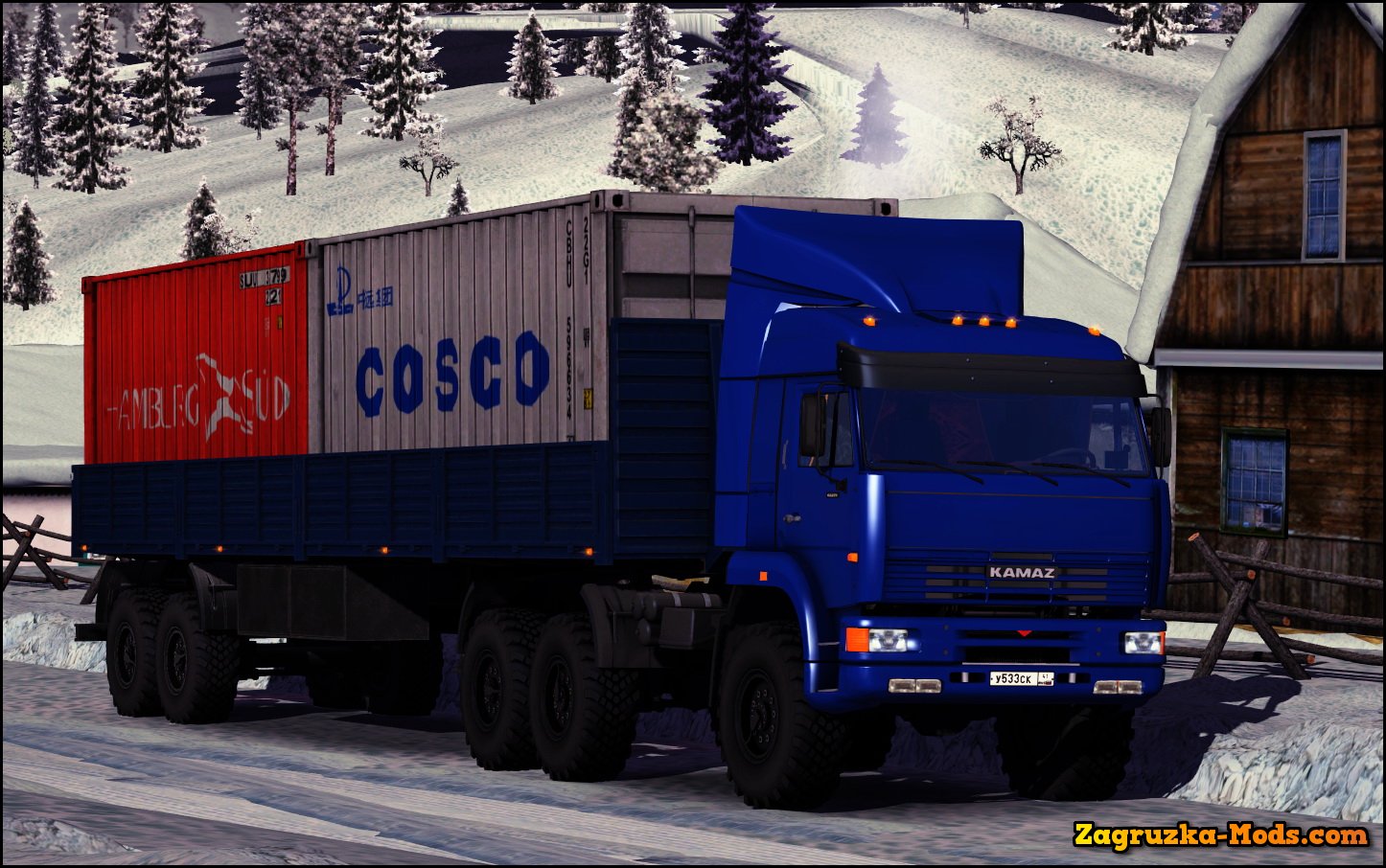 KamAZ 6460 + Interior for ETS 2