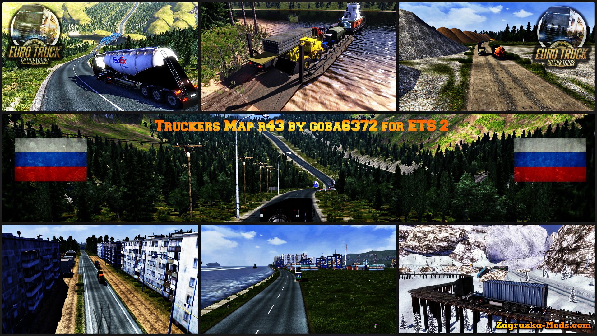 Truckers Map (r43) by goba6372 for ETS 2 Truckers Map (r43) by goba6372 for ETS 2