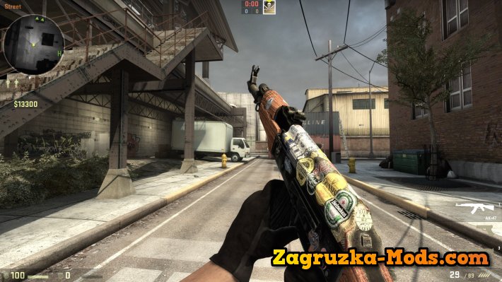 Skin AK 47 Beer Label for CS:GO