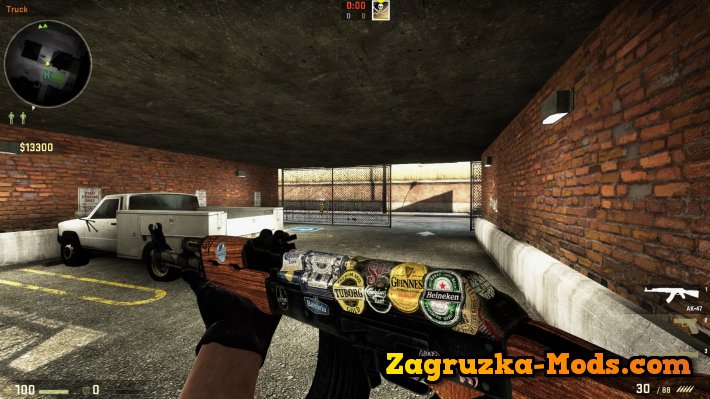 Skin AK 47 Beer Label for CS:GO