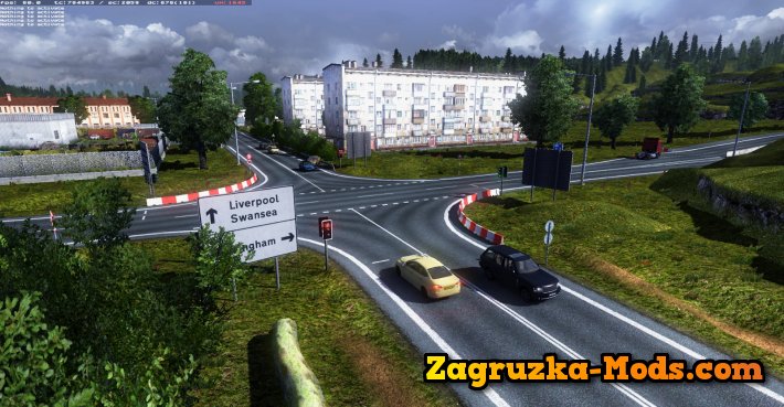 MHAPro map Eu v1.7.1 by MsHeavyAlex for ETS 2