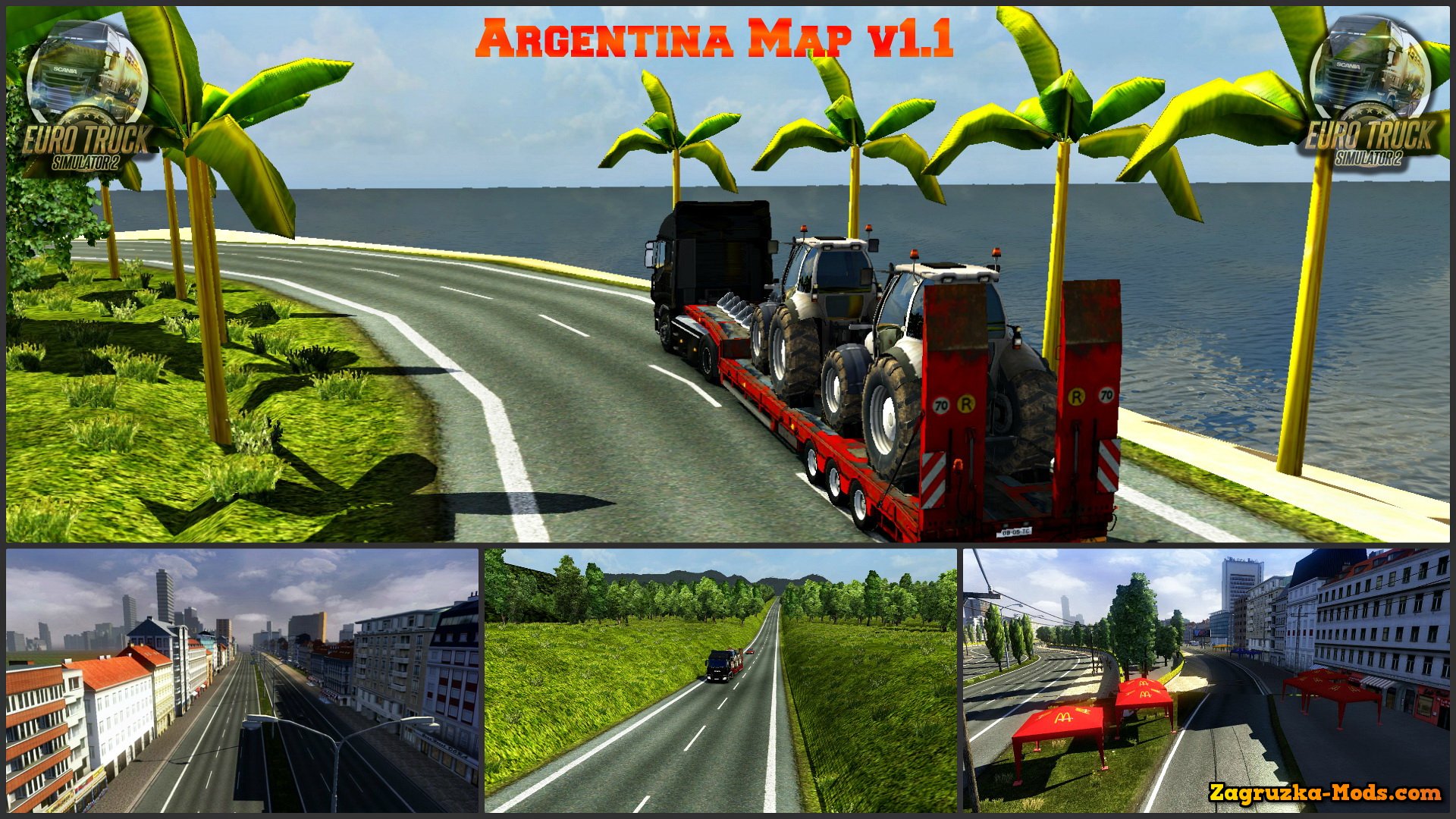 Argentina Map v1.1 by NinjaChef for ETS 2
