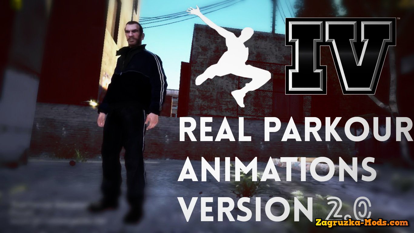 Real Parkour Animations v2.0 for GTA 4