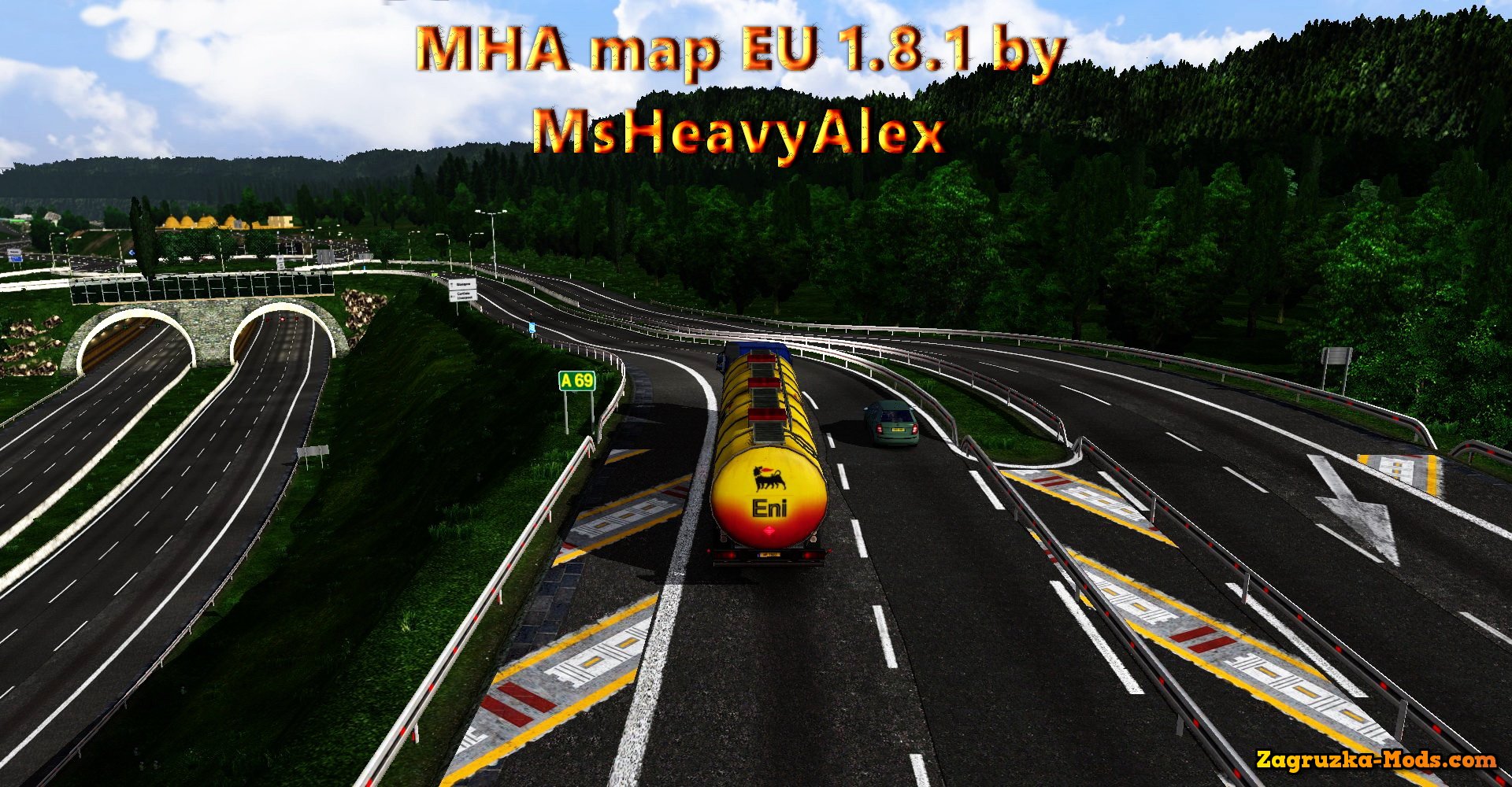 MHA map EU 1.8.1 by MsHeavyAlex for ETS 2