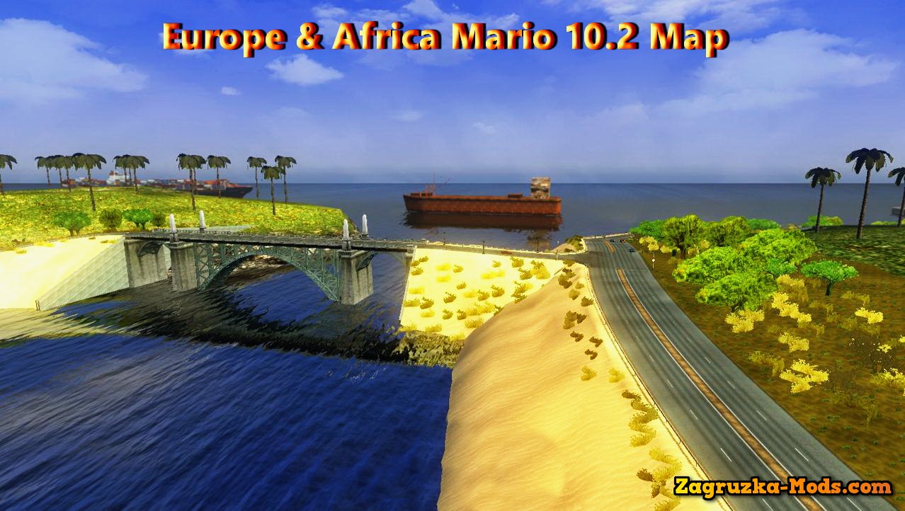 Europe & Africa Mario 10.2 Map (v1.16.x) for ETS 2