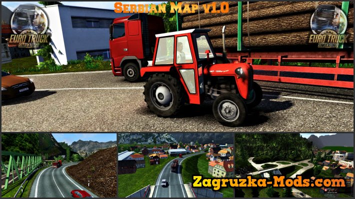 Serbian Map v1.0 (Beta) for ETS 2