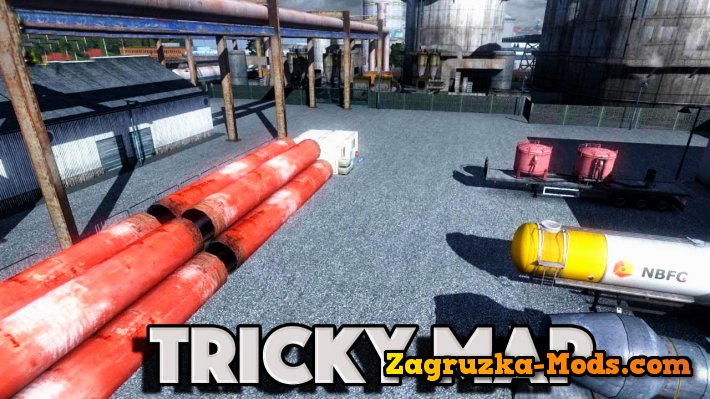 Tricky map v2.1 for ETS 2