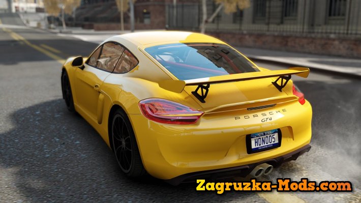 Porsche Cayman GT4 2015 for GTA 4