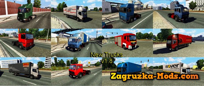 Truck Traffic Pack 1.8 for ETS 2
