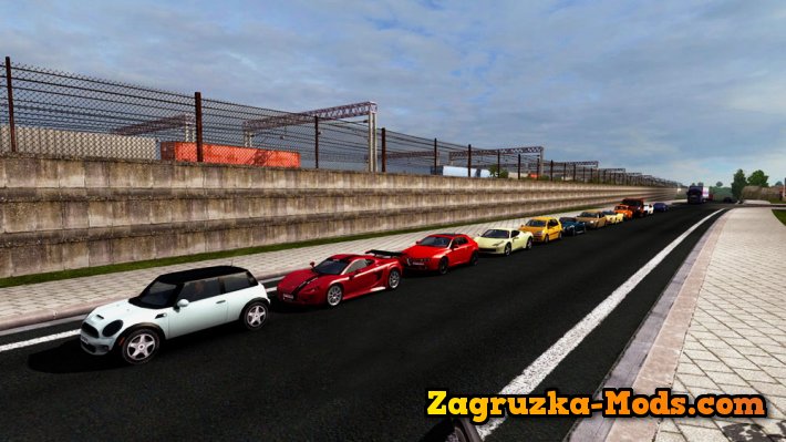 Test Drive Unlimited Traffic Pack Reworked for ETS 2