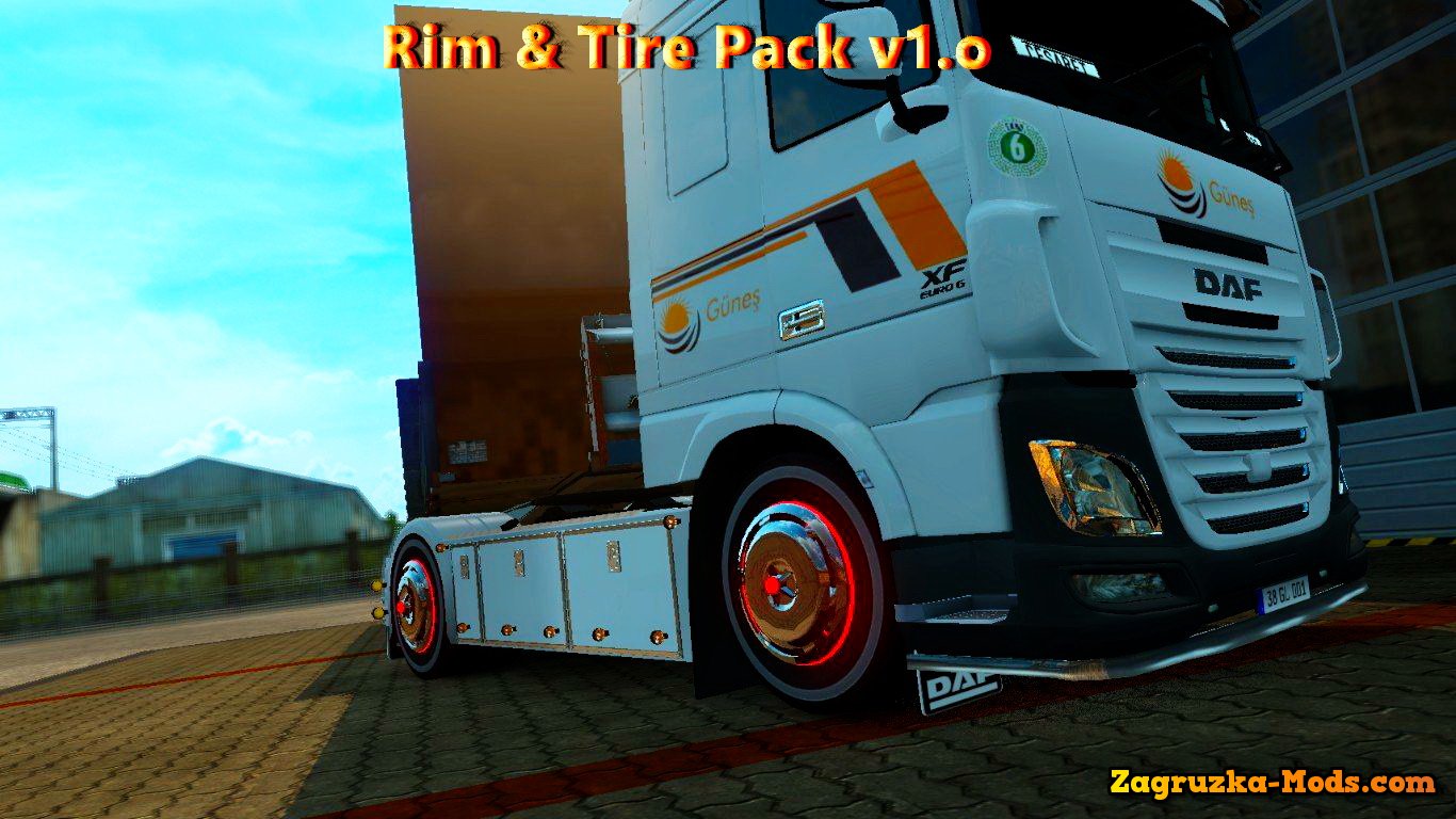 Rim & Tires Pack v1.0 for ETS 2