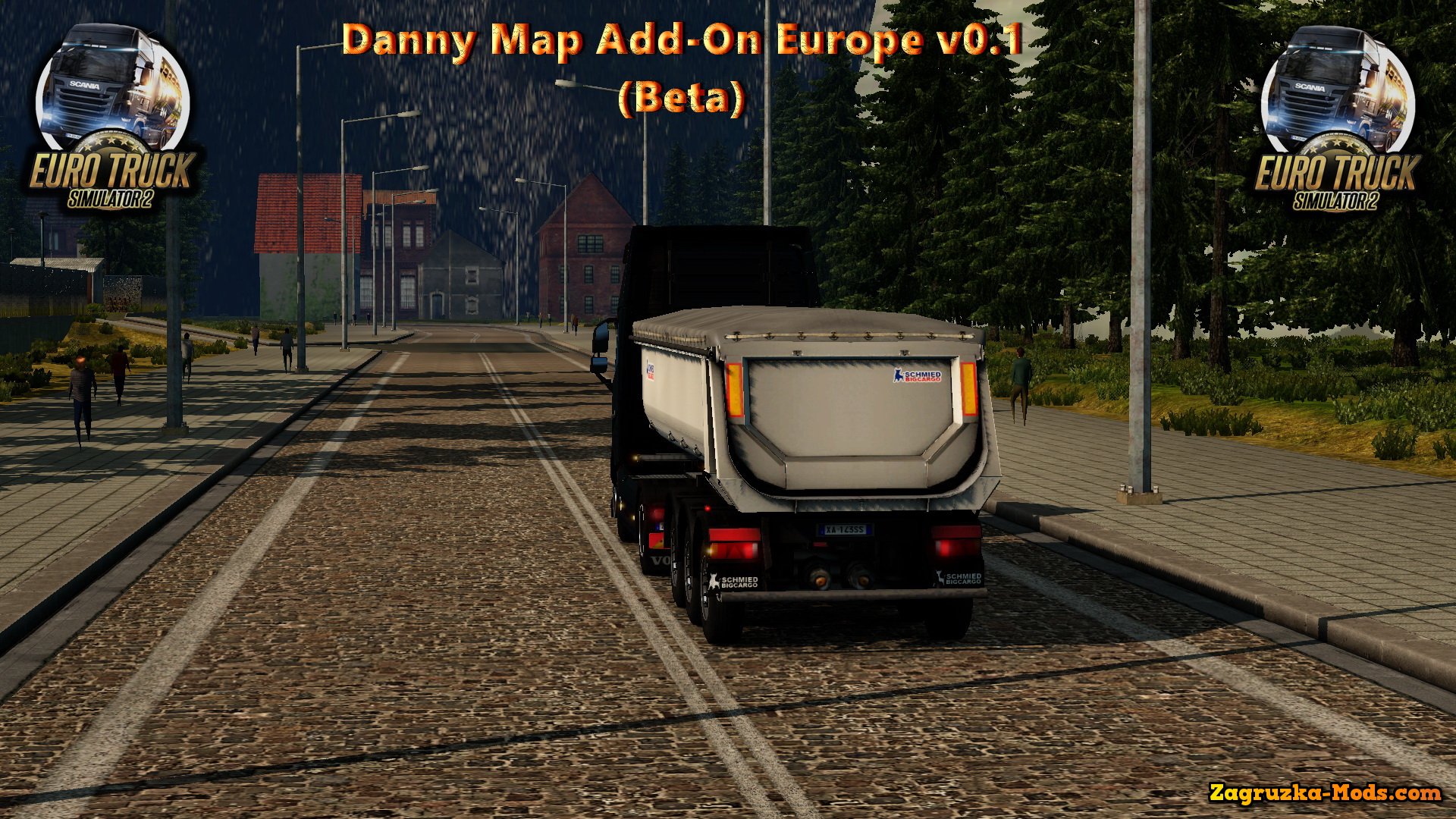 Danny Map Add-On Europe v0.1 (Beta) for ETS 2