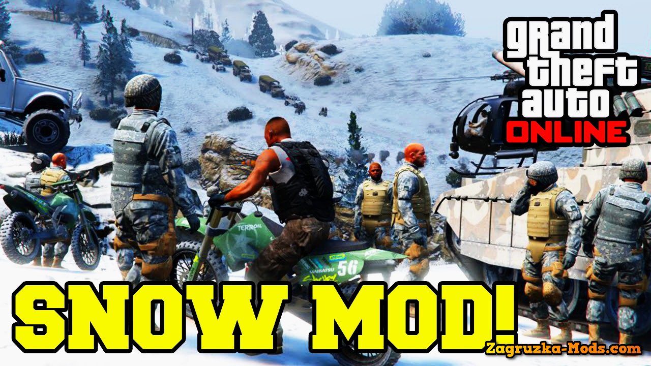 Online Snow Mod v1.0 for GTA V