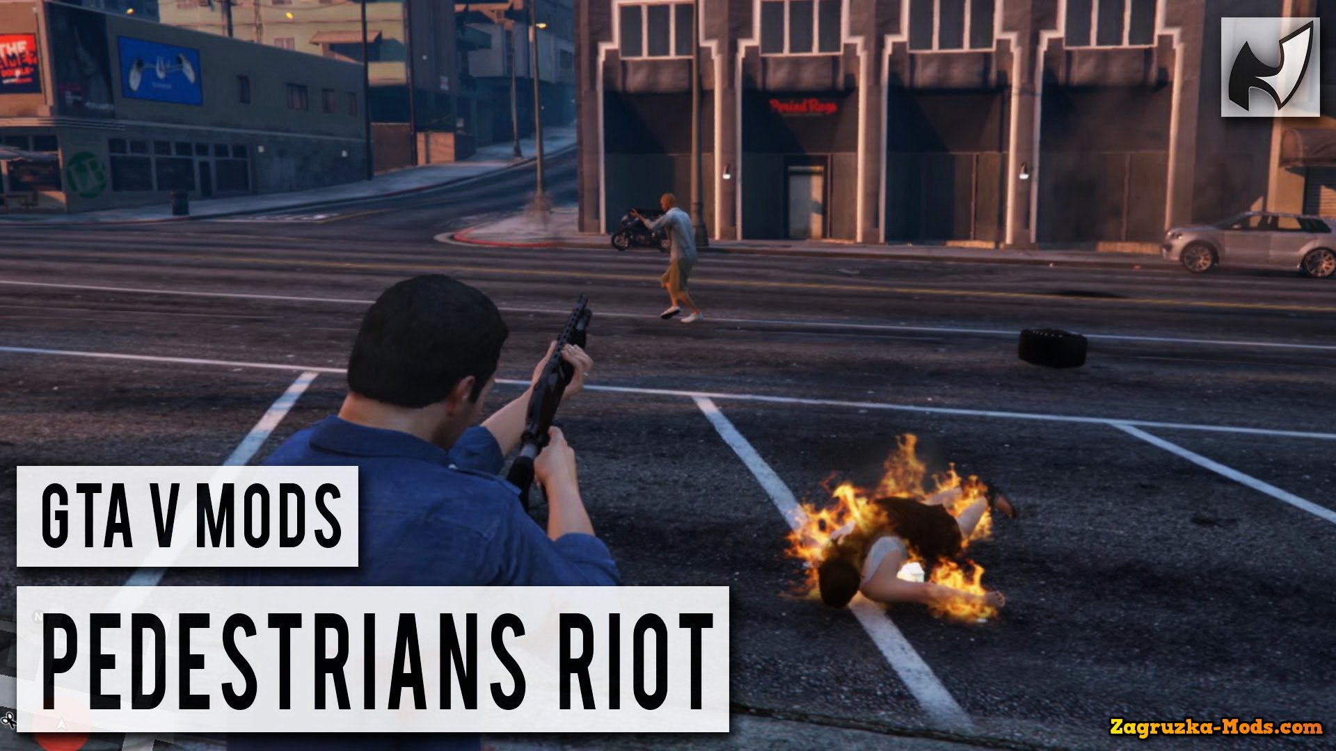 Pedestrians Riot & Chaos Mode v0.1 for GTA 5