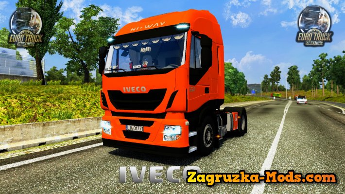 Iveco Stralis Hi-Way 500EEV + Interior for ETS 2