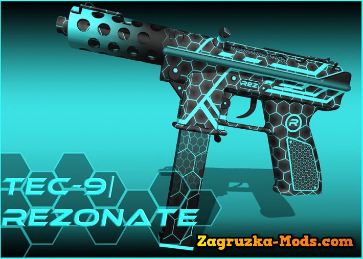 Skin Tec-9 Rezonate for CS:GO