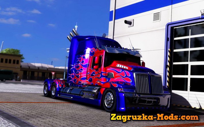 Peterbilt 389 Optimus Prime Transformers v4.0 for ETS 2