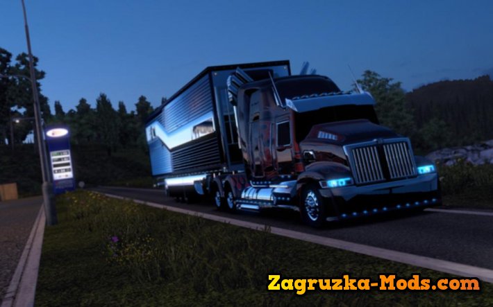 Peterbilt 389 Optimus Prime Transformers v4.0 for ETS 2
