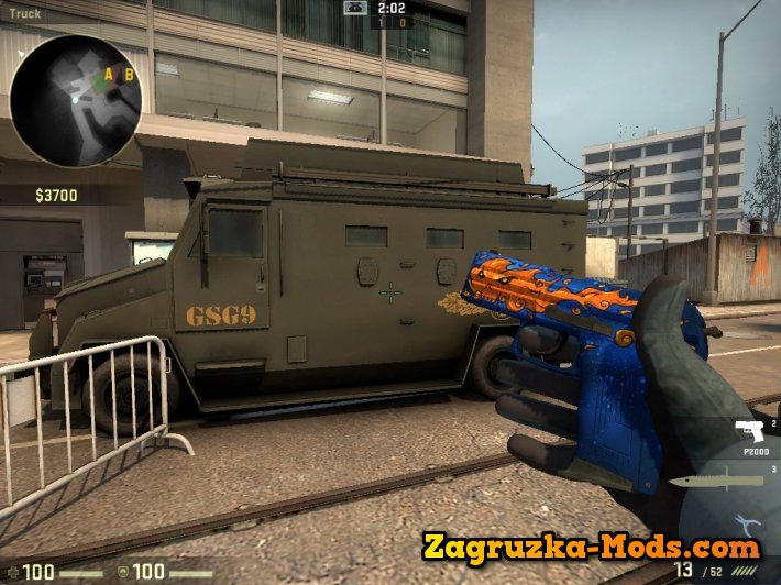 Skin P2000 Fire Elemental for CS:GO