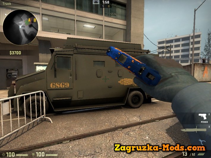 Skin P2000 Fire Elemental for CS:GO