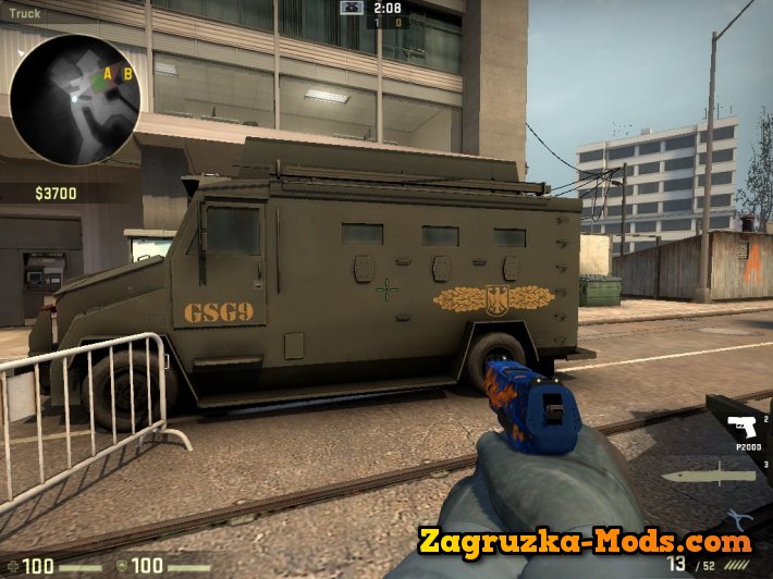 Skin P2000 Fire Elemental for CS:GO