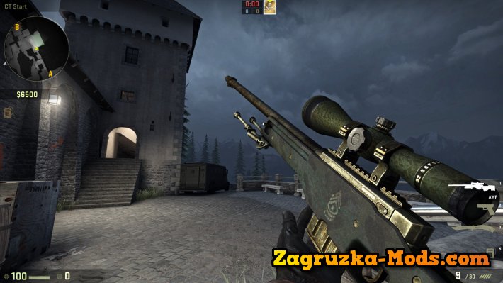 Skin AWP Combat Tone for CS:GO