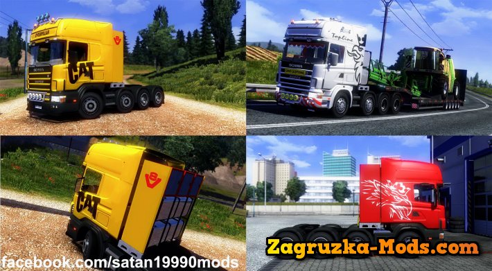 Scania 4 v2.0 by Satan19990 for ETS 2