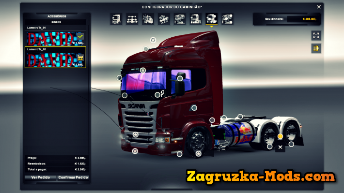 Scania R Brazilian Tuning v1.0 by David Willian for ETS 2