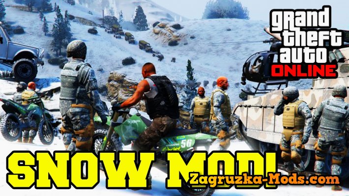 Online Snow Mod v1.0 for GTA V